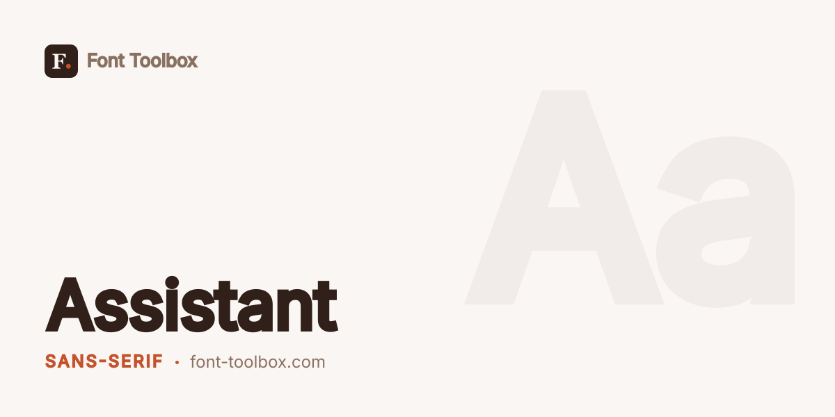 Assistant - Font Toolbox